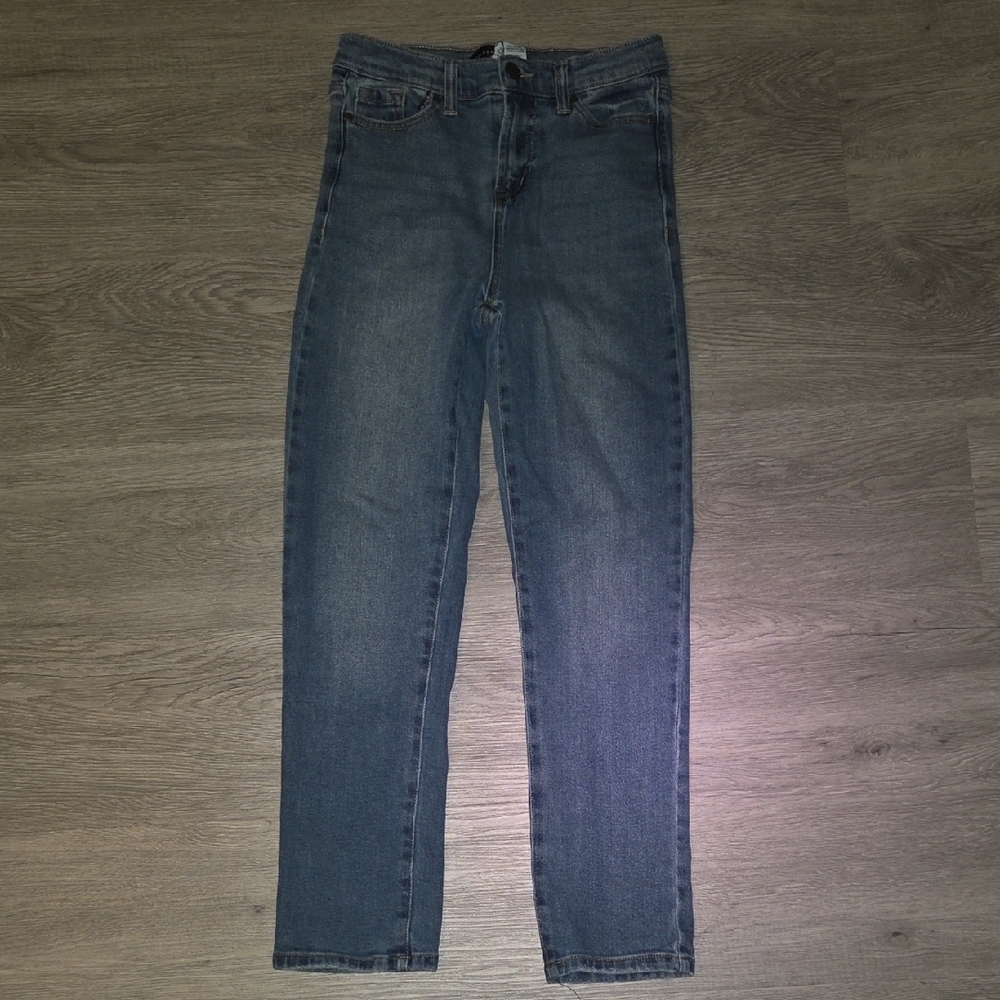 Celebrity Pink Dark Blue Straight Leg Jeans